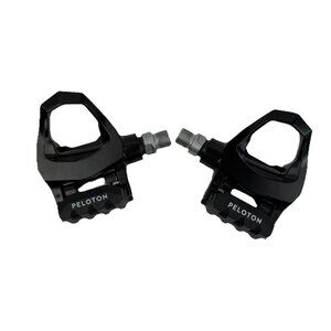 Peloton Stainless Steel Black Spindle Clipless Bike Pedals